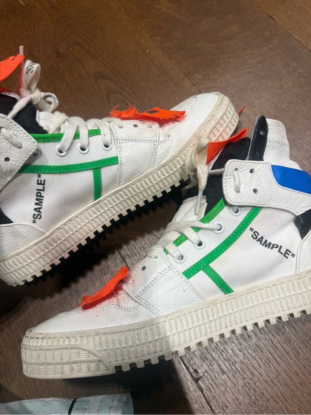Off white high top sneakers